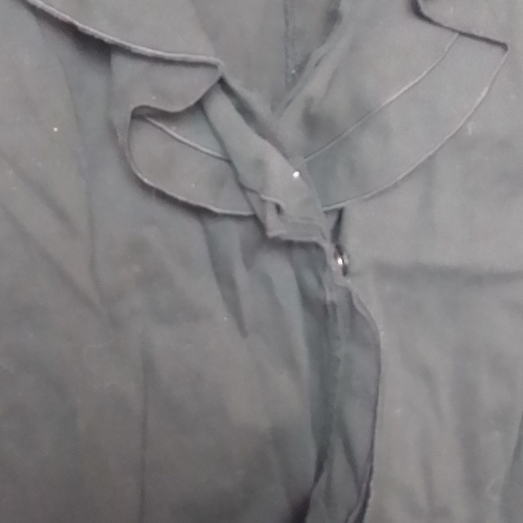 Alyn Paige black wrap around sleeveless tunic size 11/12 - Picture 4 of 7